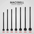 Steel Mace Bell for Strength Training, Support Full Body, Muscles, Shoulder, Grips & Forearms Workouts, Stretching 5, 7, 10, 15, 20, 25, 30 LB for Woman & Man