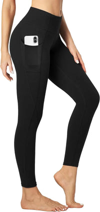 Leggings with Pockets for Women Tummy Control High Waisted Yoga Pants