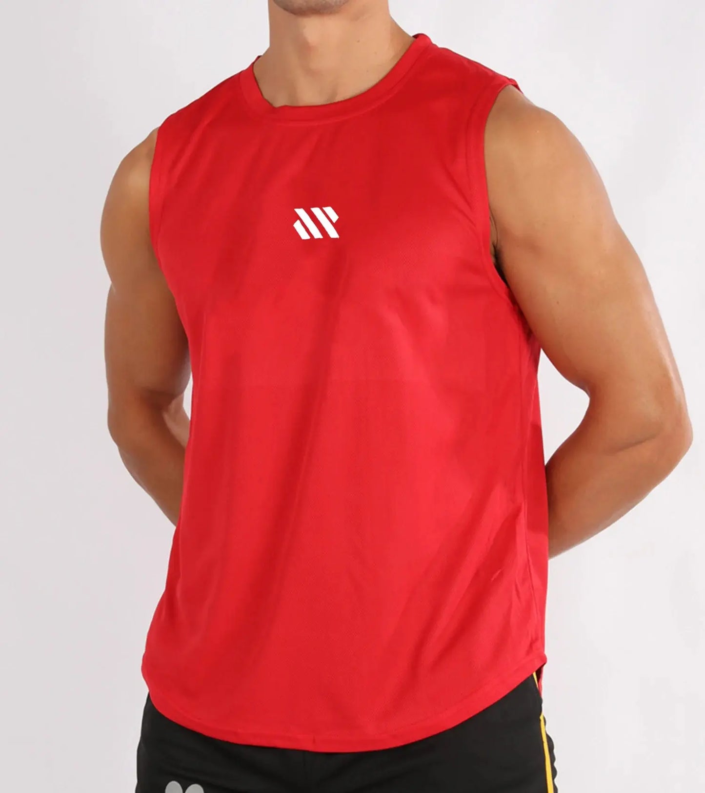 Summer New Gym Vest Men Bodybuilding Sleeveless Sports Tank Top Quick-Drying Mesh Fitness Running Tank Top Men Clothes