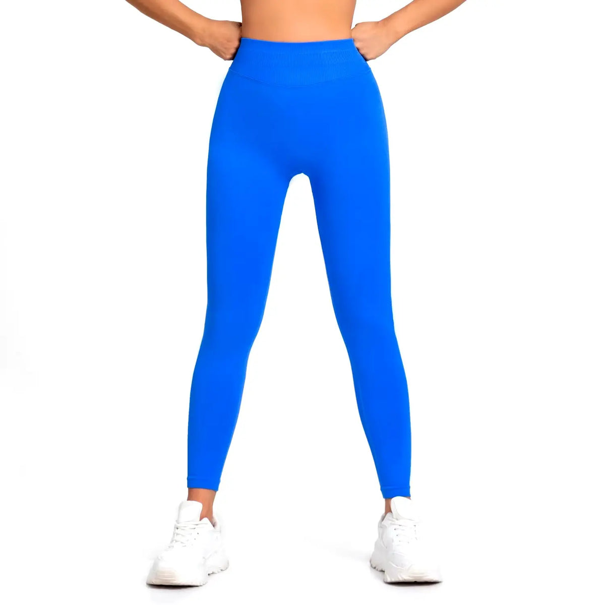 Yoga Leggings Women Seamless Sports Pants Low Ribbed Band Gym Clothes Fitness Workout Wear Scrunch Bum Tights