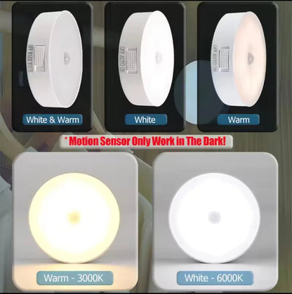 Motion Sensor Rechargeable Puck Light AURA