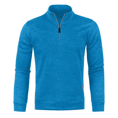Men'S Quarter-Zip Polars Fleeces Sweatshirt Men Big & Tall Long-Sleeve Pullover Top Sweater M-4XL