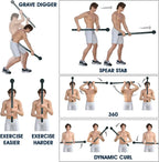 Steel Mace Bell for Strength Training, Support Full Body, Muscles, Shoulder, Grips & Forearms Workouts, Stretching 5, 7, 10, 15, 20, 25, 30 LB for Woman & Man
