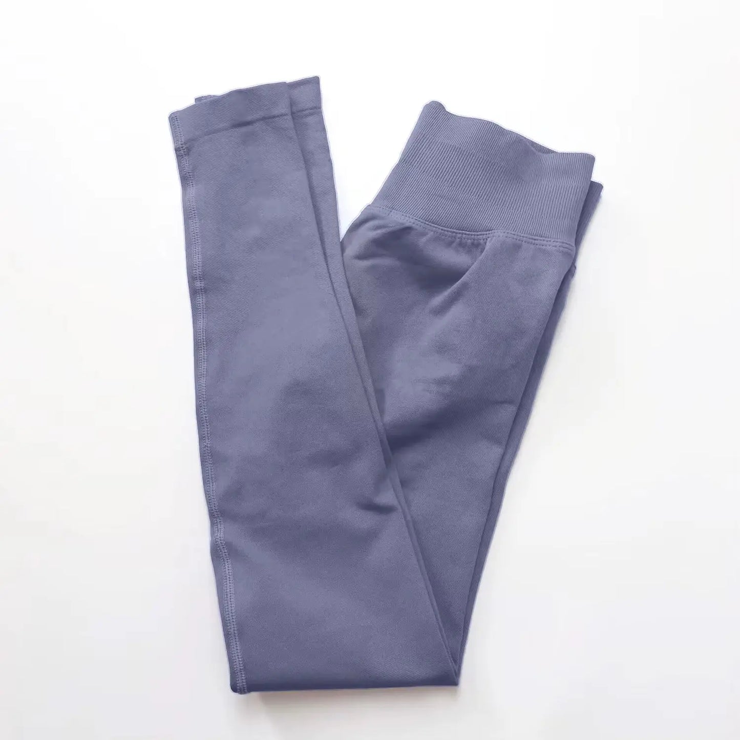 Yoga Leggings Women Seamless Sports Pants Low Ribbed Band Gym Clothes Fitness Workout Wear Scrunch Bum Tights