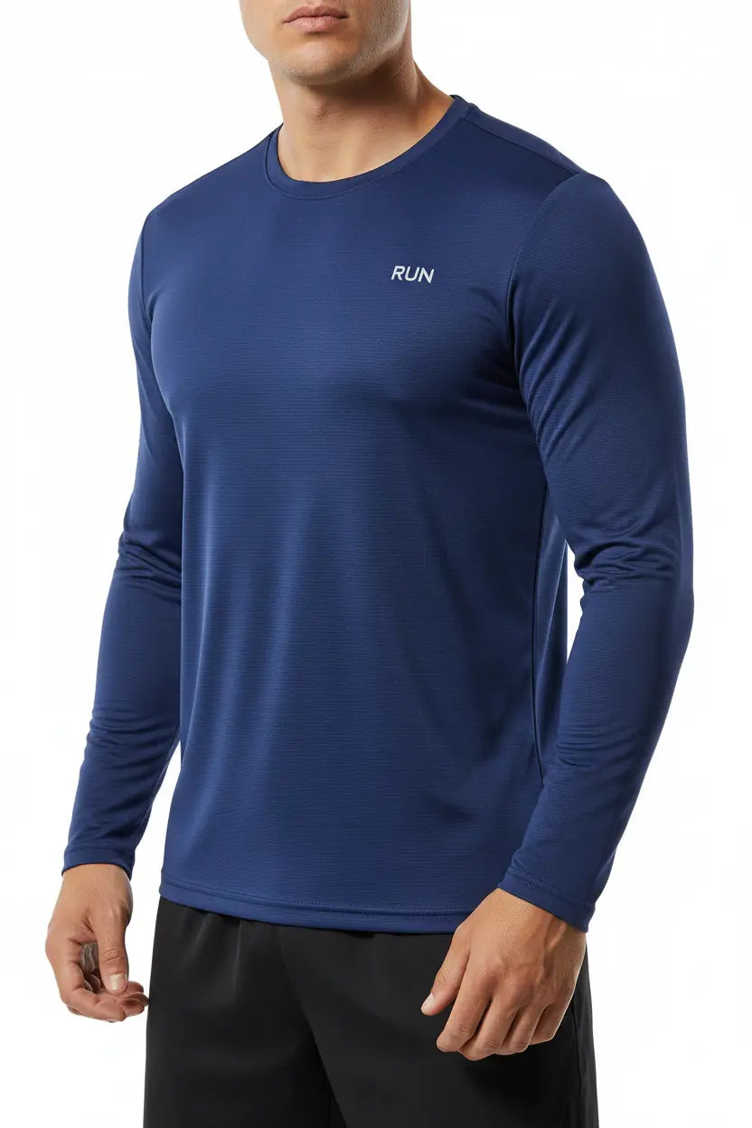 Long Sleeve T-Shirt – Black, No Face