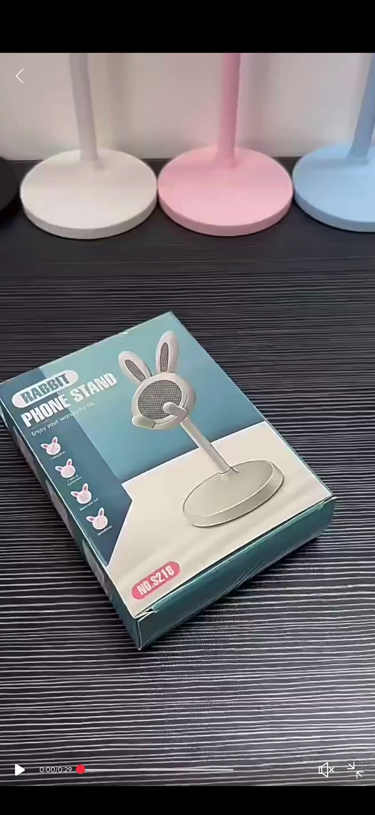 Cute Rabbit Mobile Phone Stand