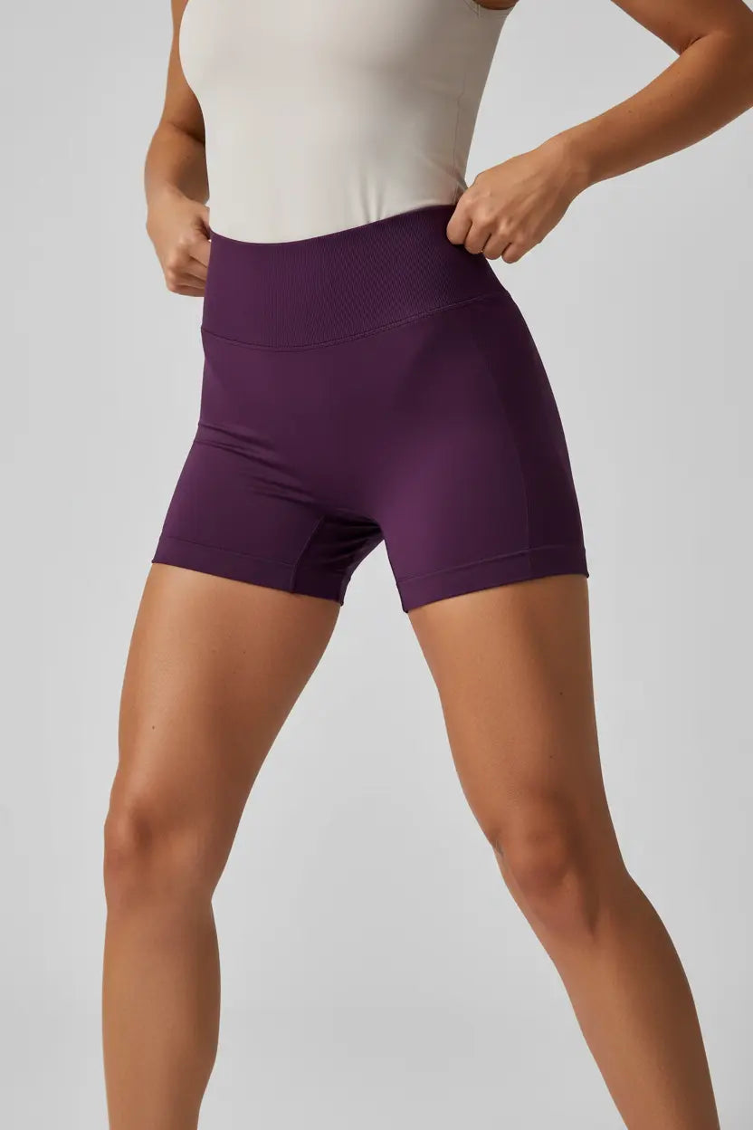 Scrunch Bum Shorts – Purple